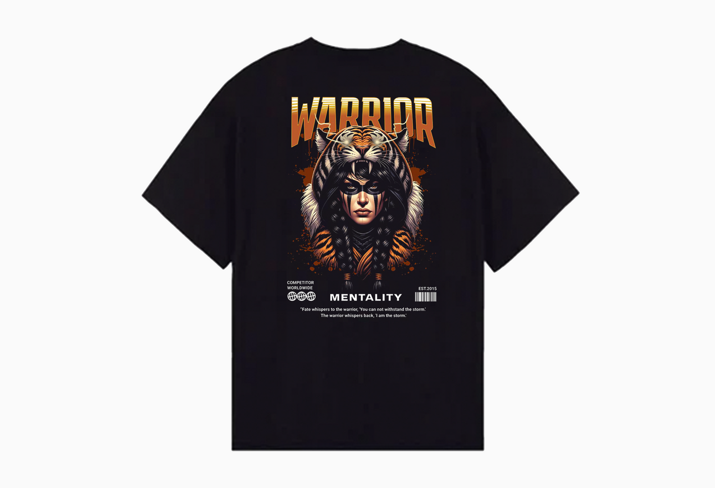 Warrior Mentality Oversized T-shirt